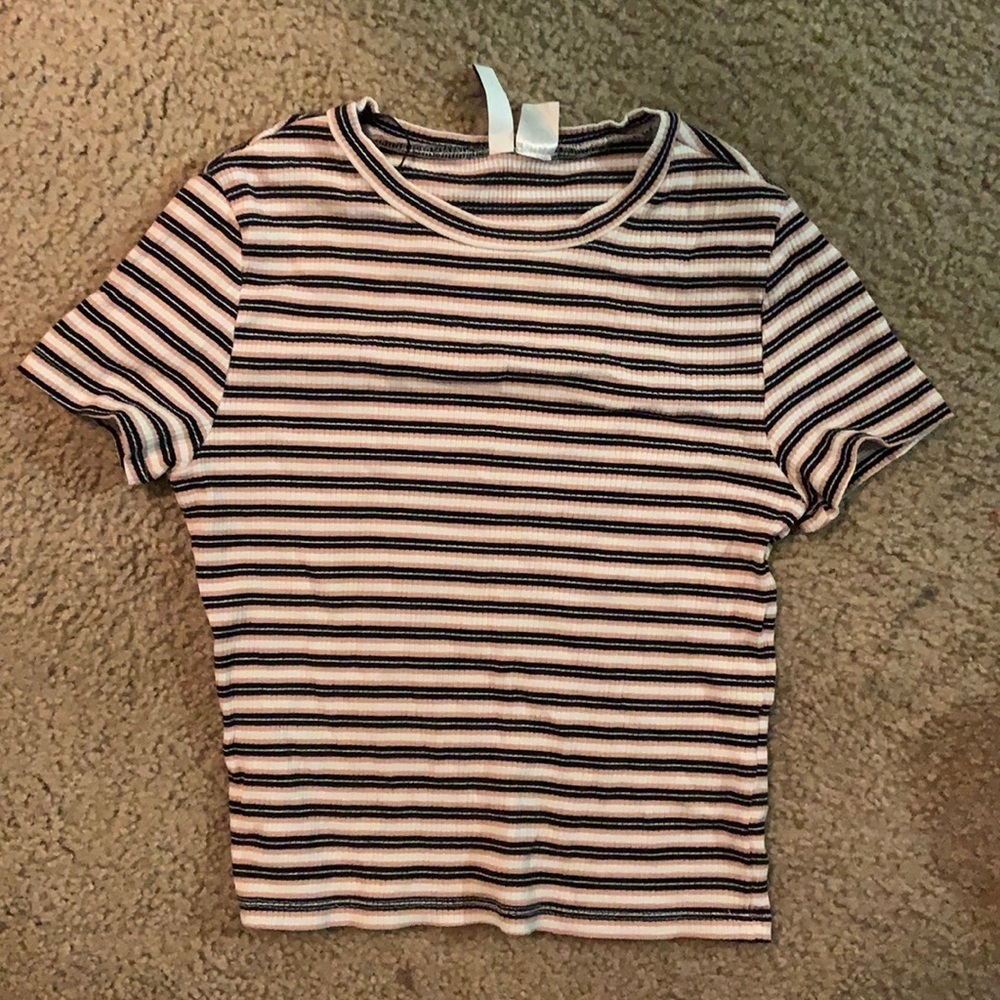 Striped crop top